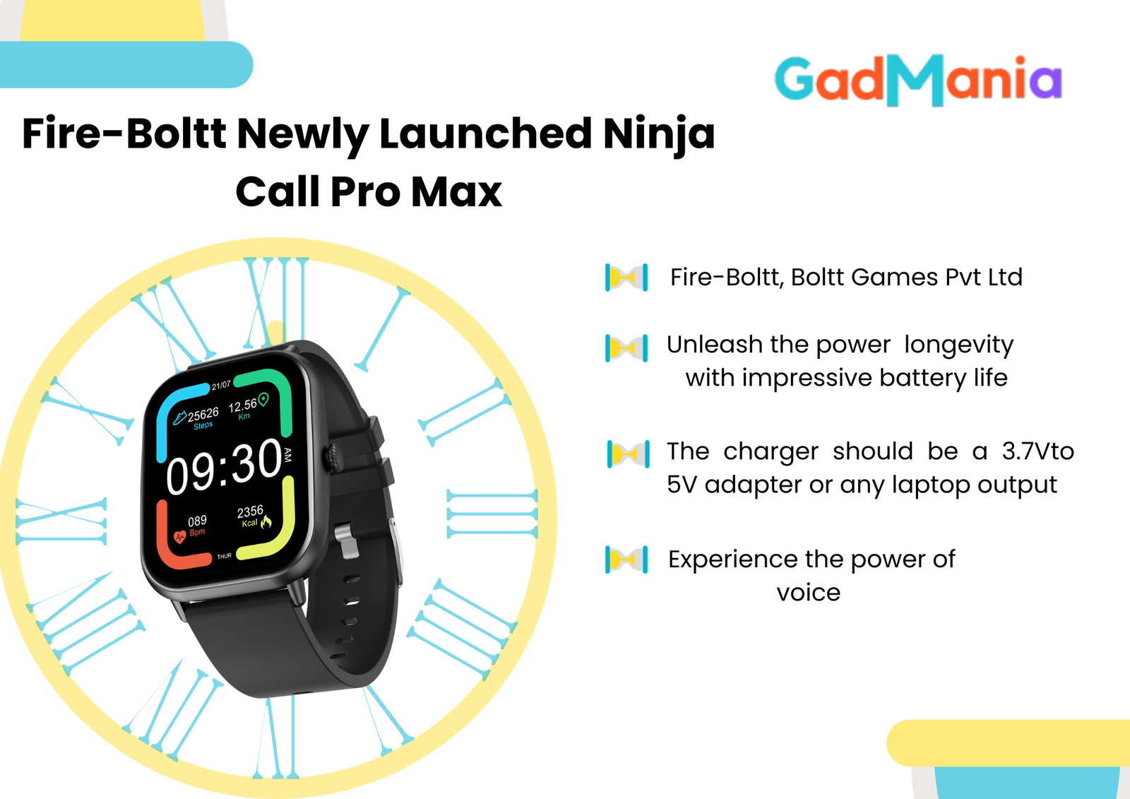Fire-Boltt Newly Launched Ninja Call Pro Max